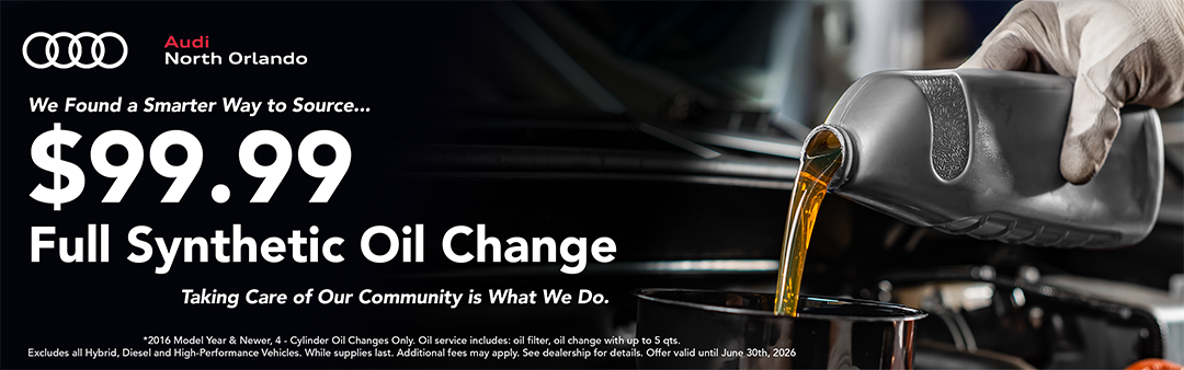 For a limited time, get a $99.99 oil change.